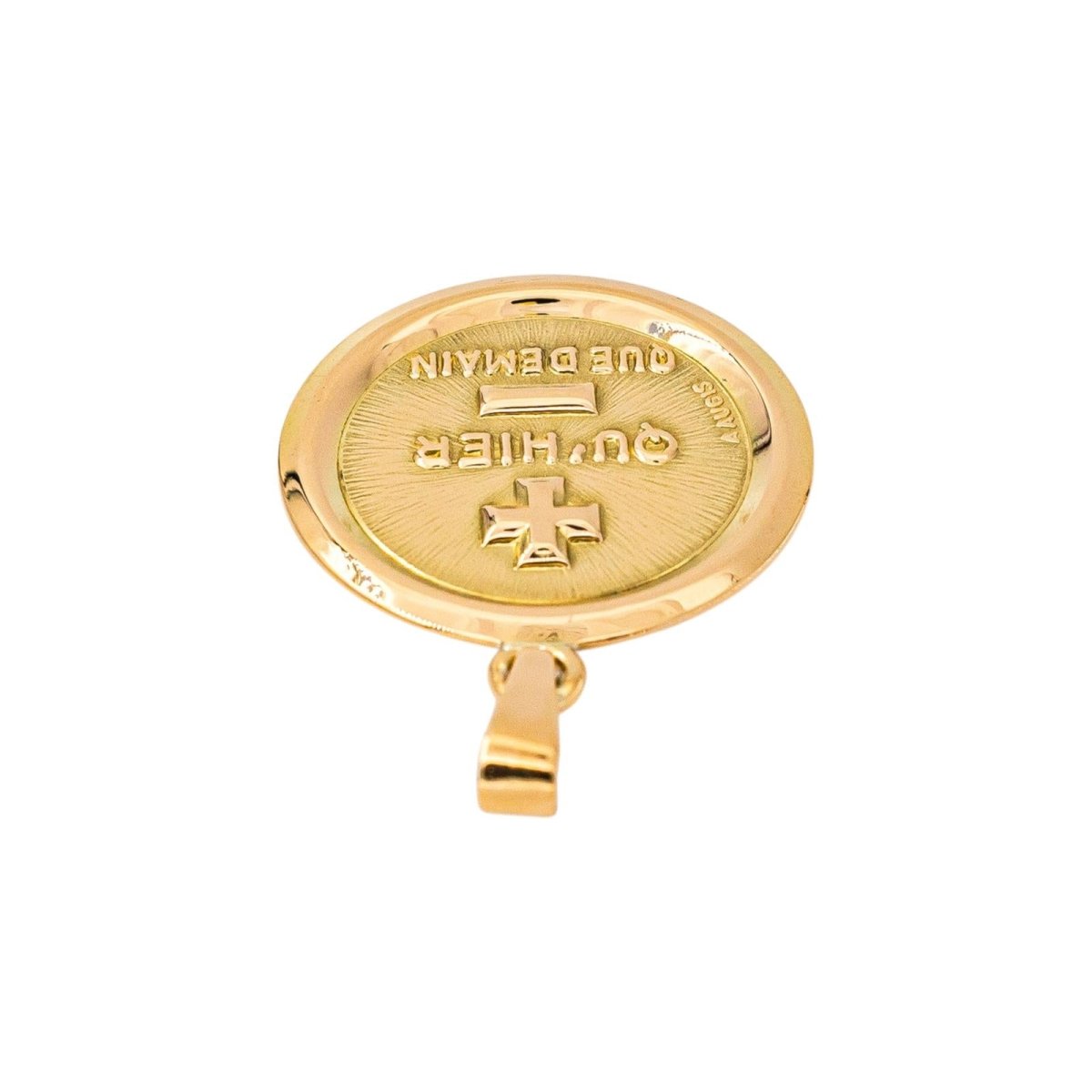 Augis Pendentif Médaille d'amour Or jaune - Castafiore
