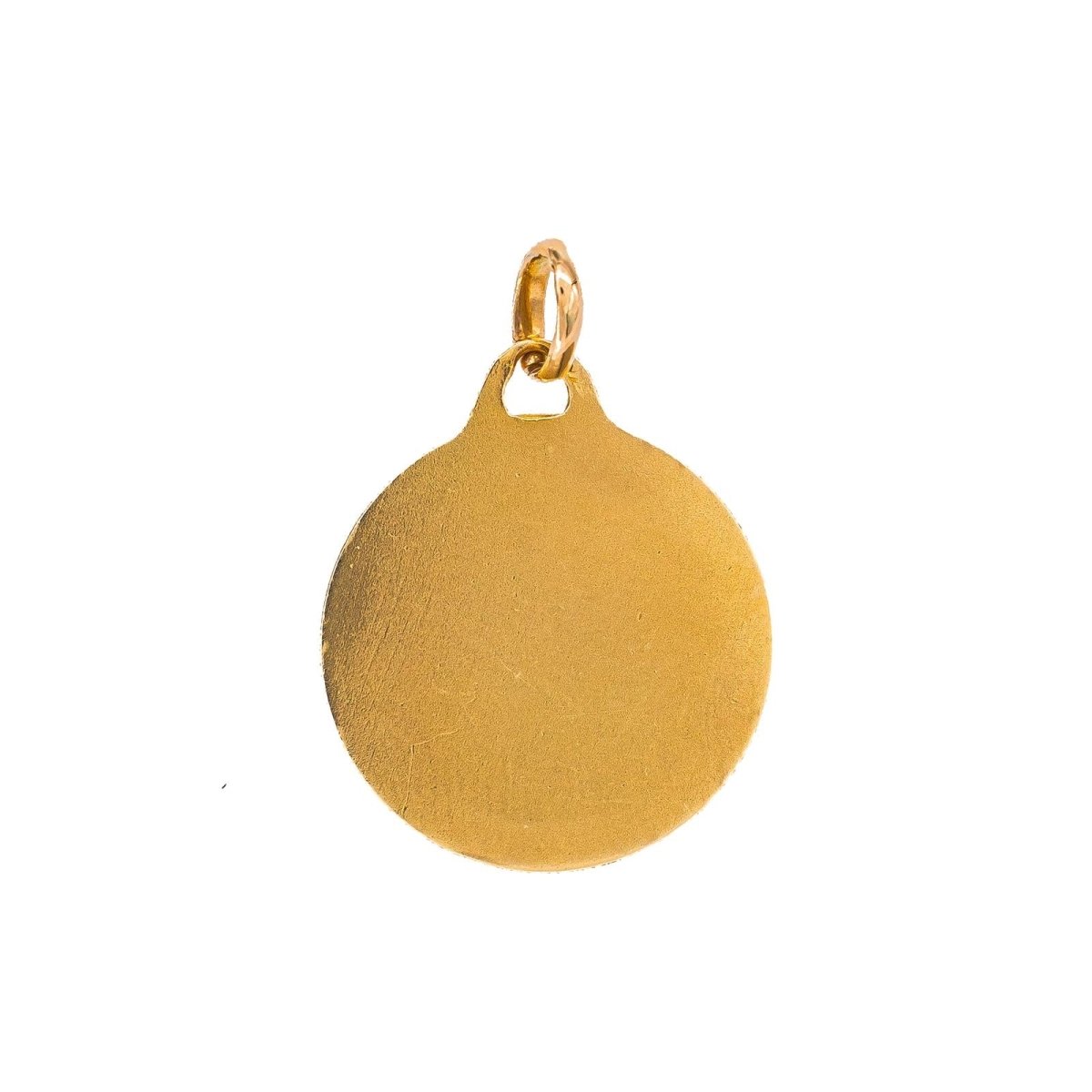 Augis Pendentif Médaille d'amour Or jaune Rubis - Castafiore