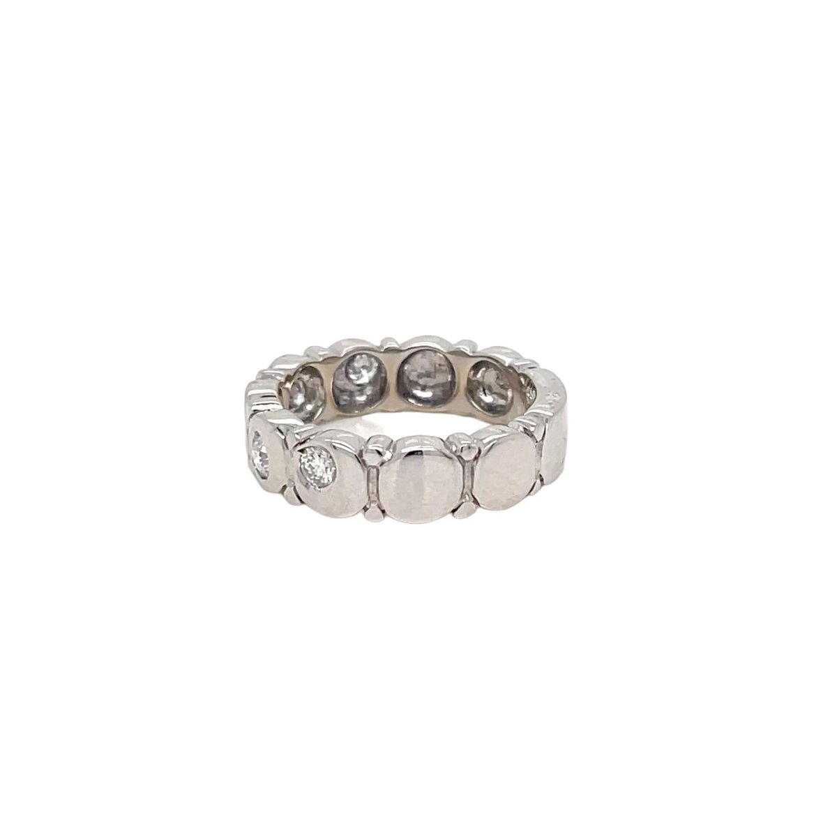 Authentic Marina B Diamond Gold Band Ring - Castafiore