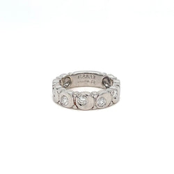 Authentic Marina B Diamond Gold Band Ring - Castafiore