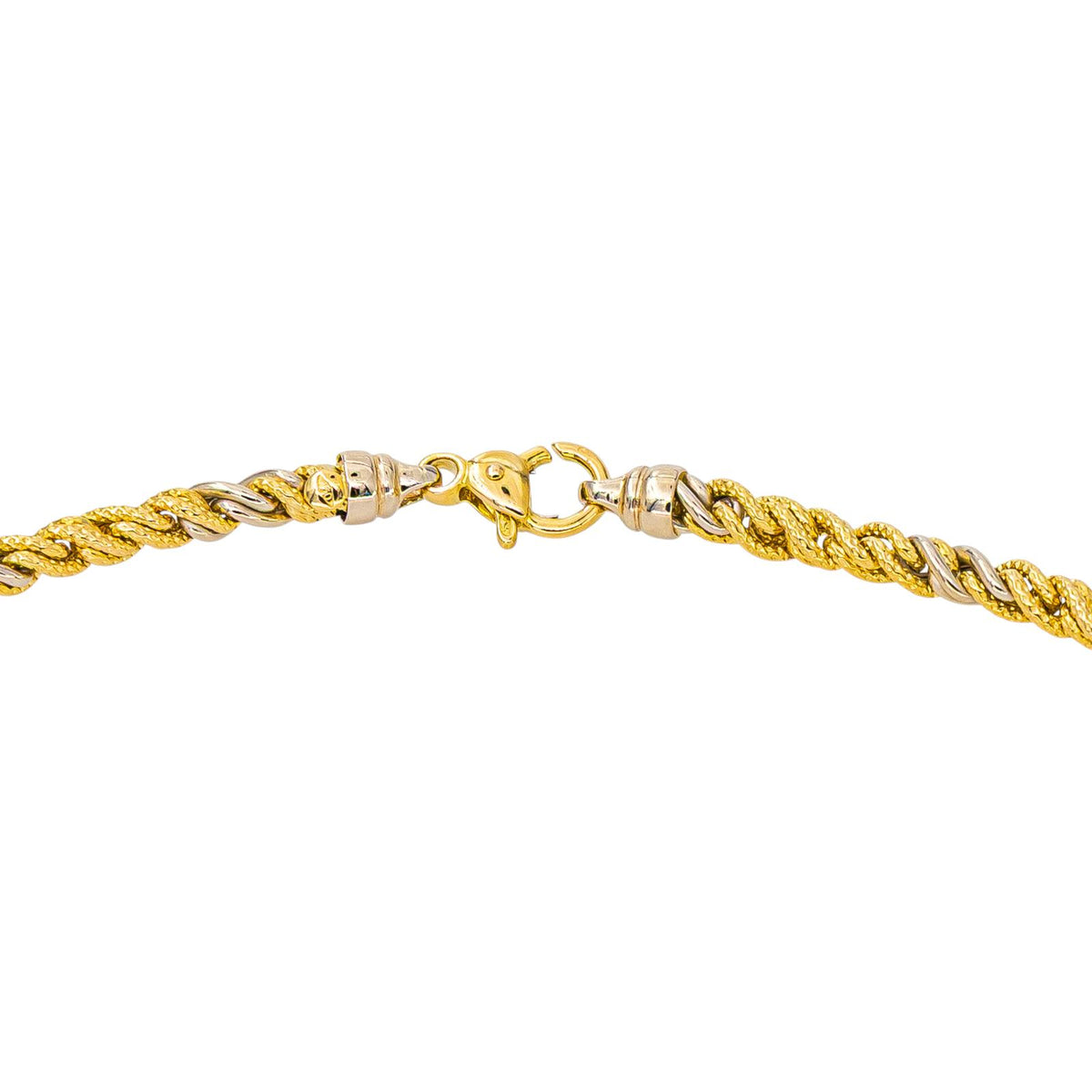 Collier Maille torsadée Or jaune