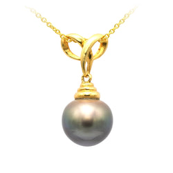 Pendentif en or jaune et perle