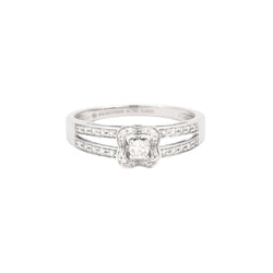 Bague Solitaire MAUBOUSSIN Chance of Love n°1 en or blanc et diamants