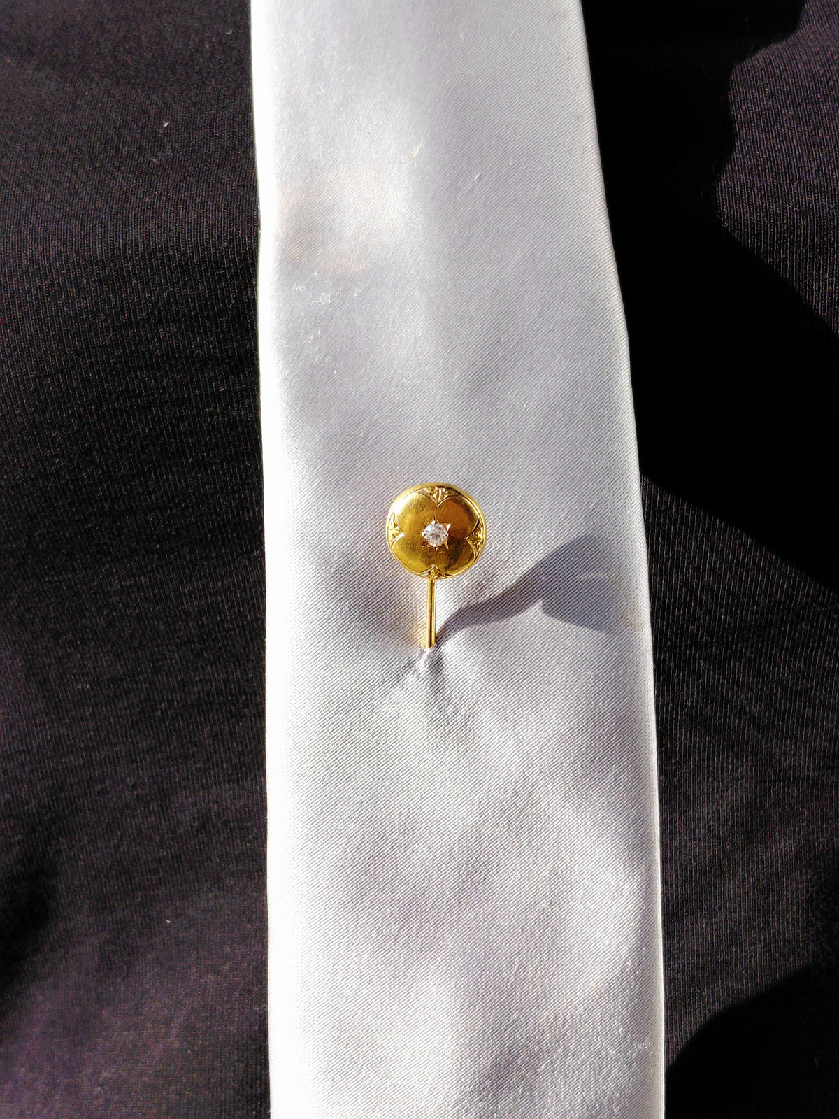 Épingle à Cravate Or Et Diamant