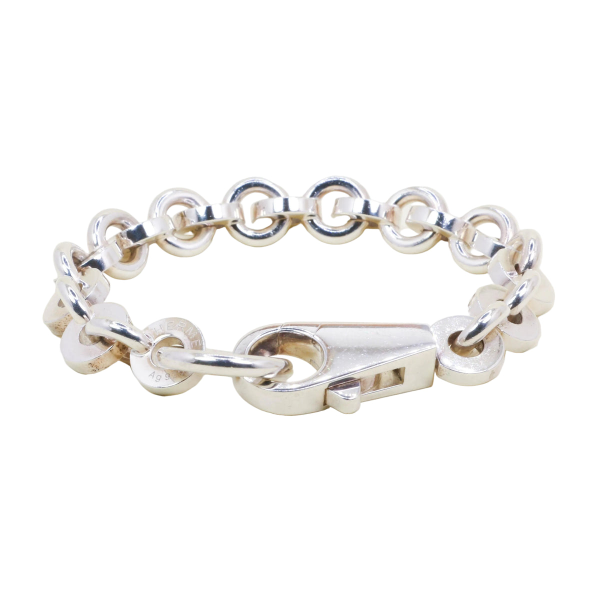 Bracelet Maille HERMÈS Voltige en argent