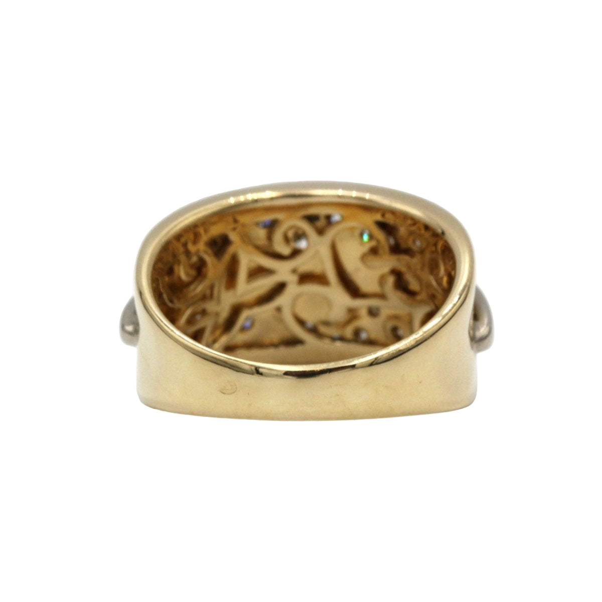 Bague 2 ors en or et diamants - Castafiore
