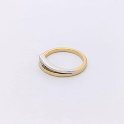 Bague 2 ors et diamant - Castafiore