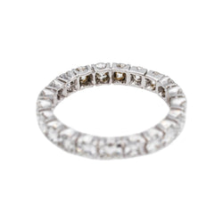 Bague Alliance Américaine Or blanc Diamant - Castafiore
