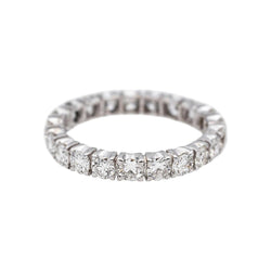 Bague Alliance Américaine Or blanc Diamant - Castafiore
