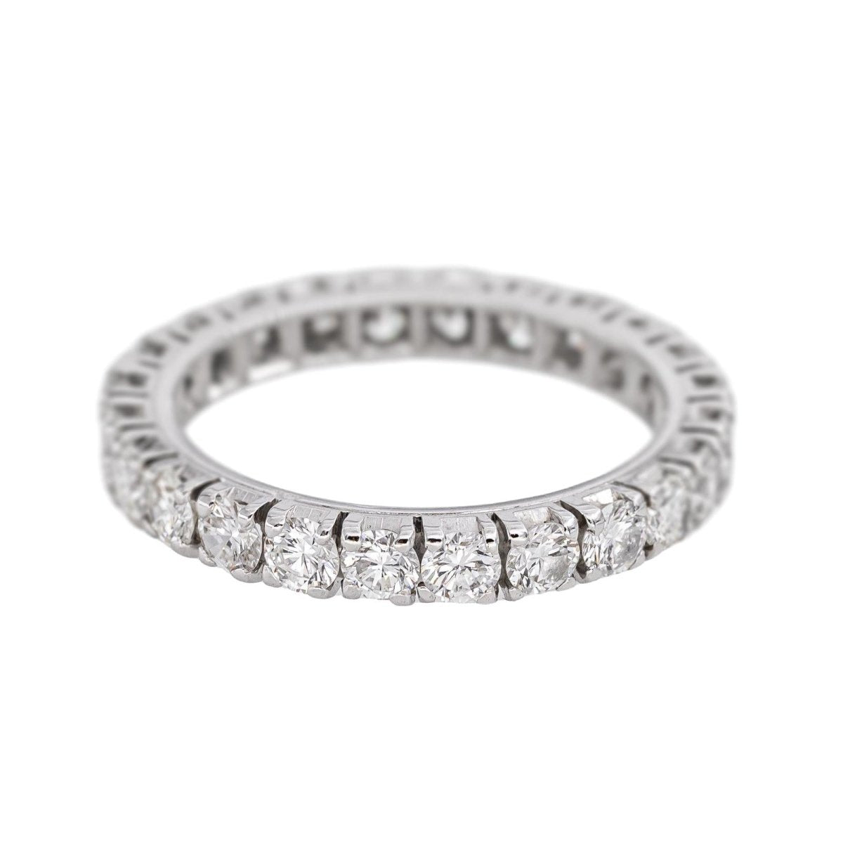 Bague Alliance américaine Or blanc Diamant - Castafiore