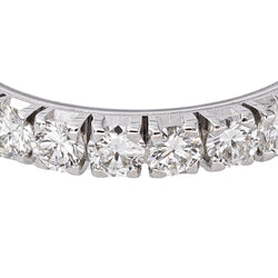 Bague Alliance américaine Or blanc Diamant - Castafiore