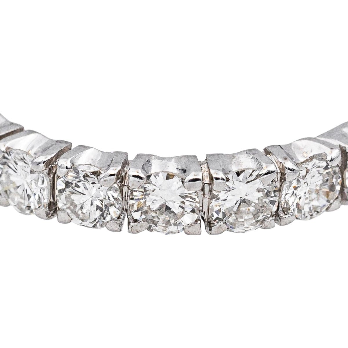 Bague Alliance Américaine Or blanc Diamant - Castafiore
