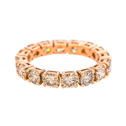 Bague Alliance américaine Or rose Diamant - Castafiore