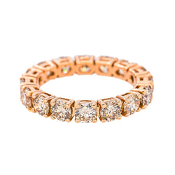 Bague Alliance américaine Or rose Diamant - Castafiore