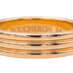 Bague Alliance BOUCHERON "Godron" en or rose - Castafiore