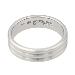 Bague Alliance BOUCHERON "Godron" en platine - Castafiore