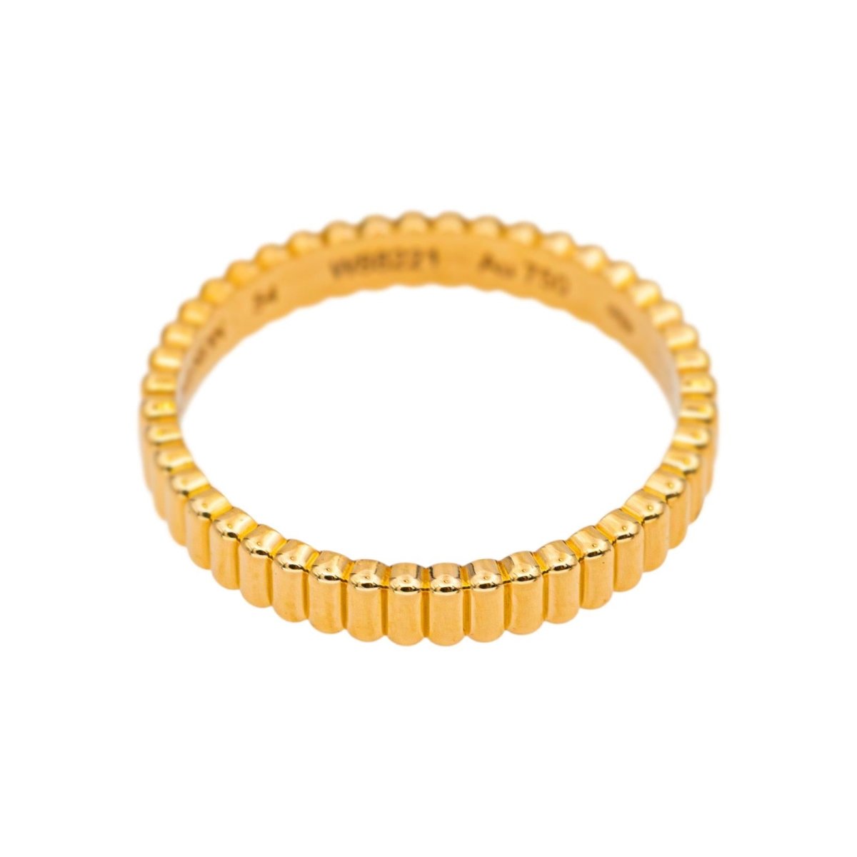 Bague Alliance BOUCHERON "Gresgrain" en or jaune - Castafiore