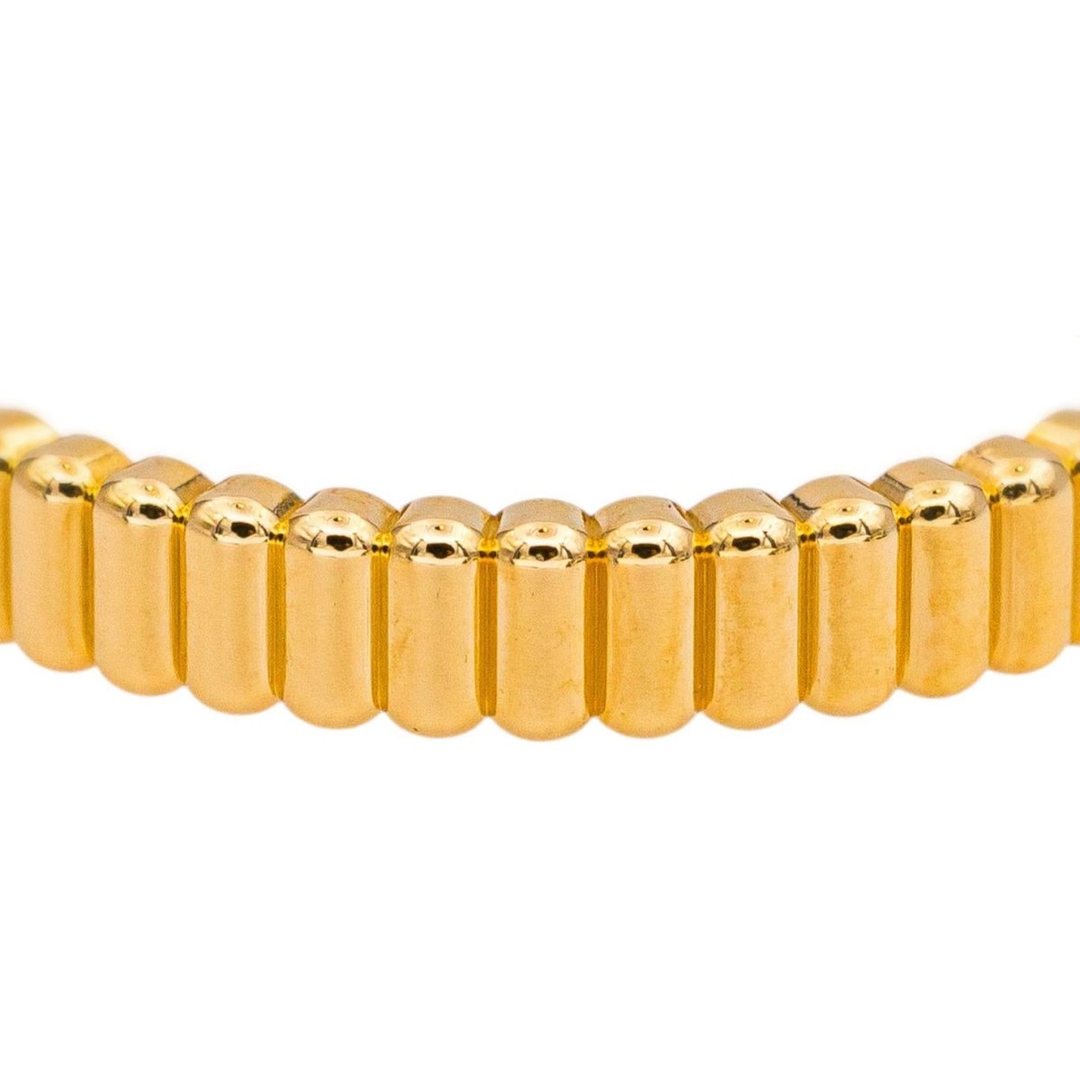 Bague Alliance BOUCHERON "Gresgrain" en or jaune - Castafiore