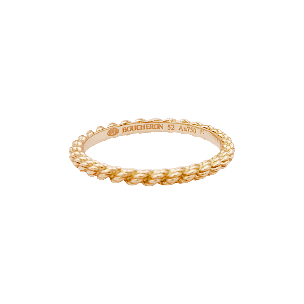Bague Alliance BOUCHERON "Serpent Bohème" en or rose - Castafiore