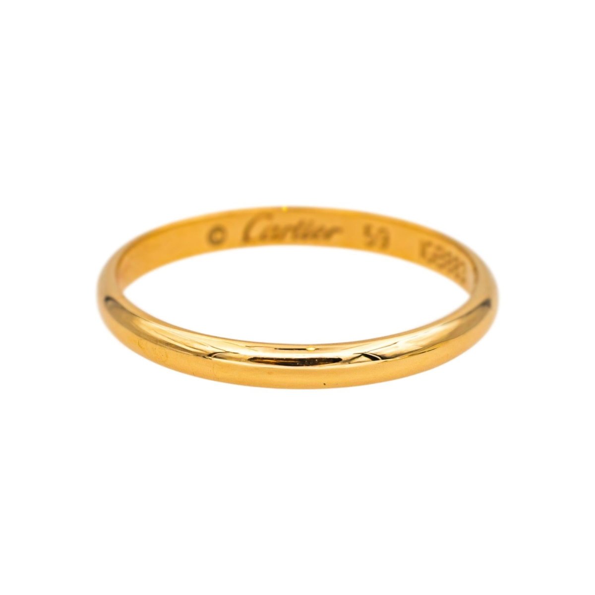 Bague Alliance CARTIER "1895" en or jaune - Castafiore