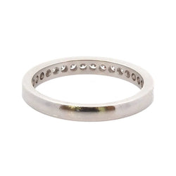 Bague Alliance CARTIER "1895" en platine et diamants - Castafiore