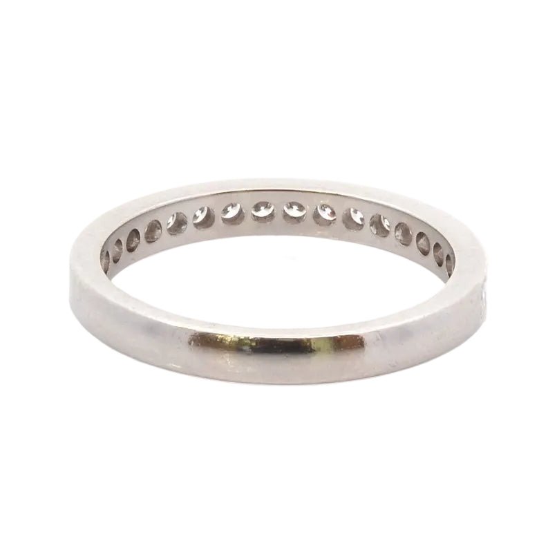 Bague Alliance CARTIER "1895" en platine et diamants - Castafiore