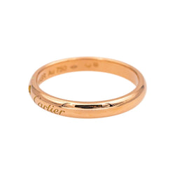 Bague Alliance CARTIER "Alliance C" en or rose et diamant - Castafiore