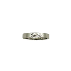 Bague Alliance CARTIER "C de Cartier" en platine - Castafiore