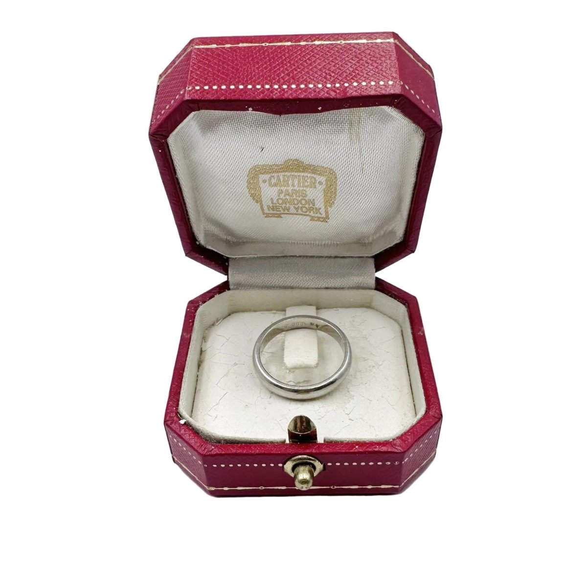 Bague Alliance CARTIER en platine - Castafiore