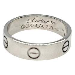 Bague Alliance CARTIER "Love" en or blanc - Castafiore