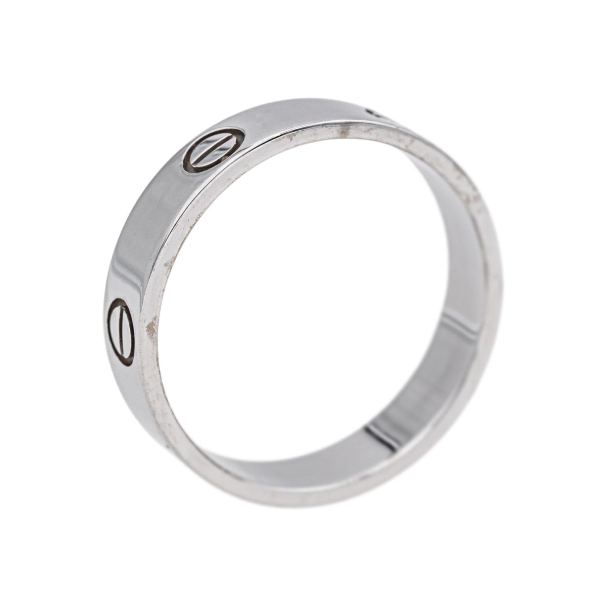 Bague Alliance CARTIER "Love" en or blanc - Castafiore