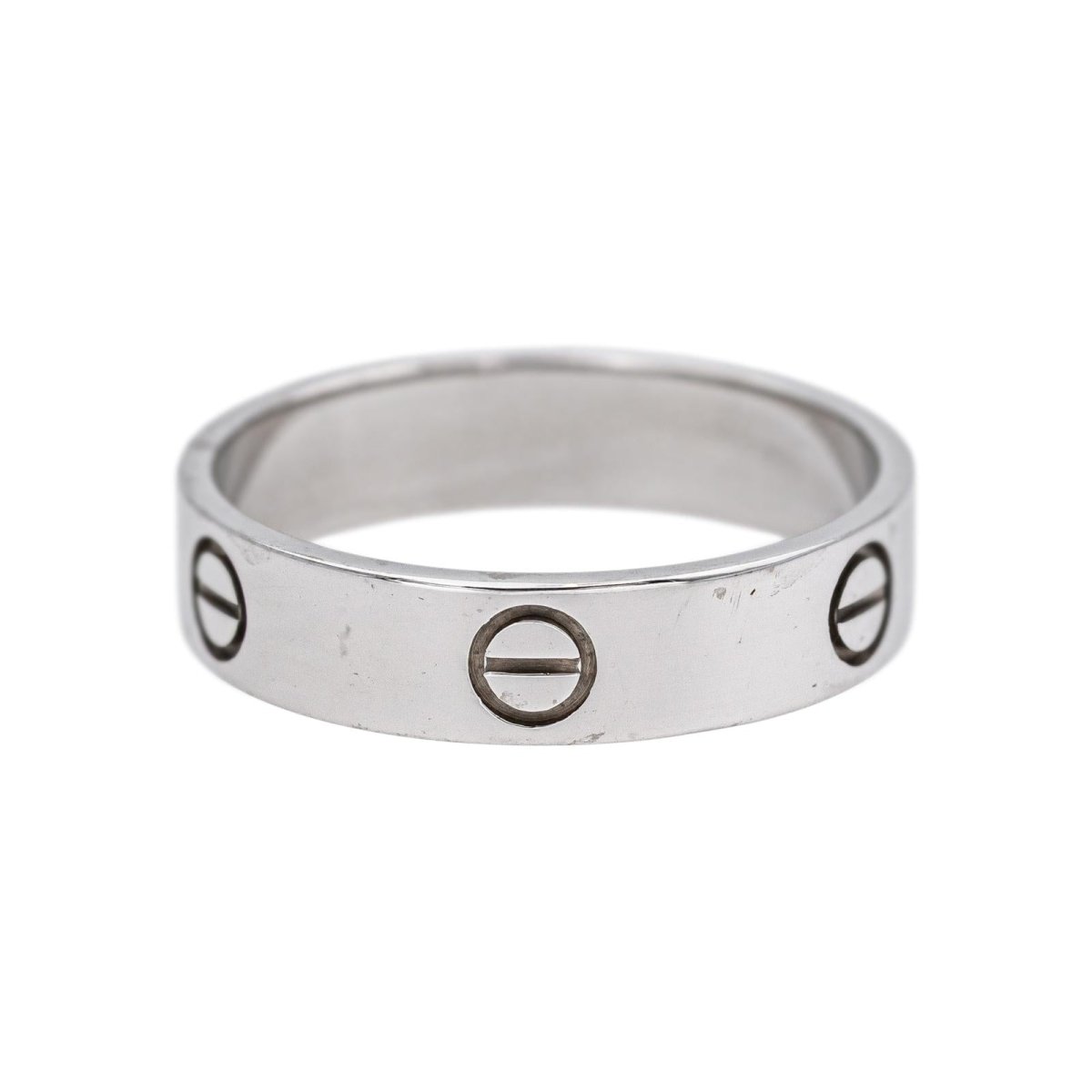 Bague Alliance CARTIER "Love" en or blanc - Castafiore