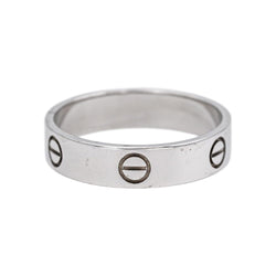 Bague Alliance CARTIER "Love" en or blanc - Castafiore