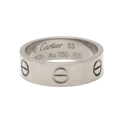 Bague Alliance CARTIER "Love" en or blanc - Castafiore