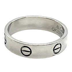 Bague Alliance CARTIER "Love" en or blanc - Castafiore