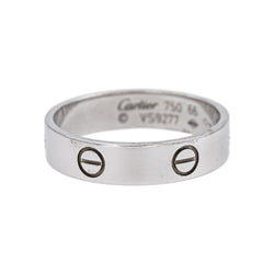 Bague Alliance CARTIER "Love" en or blanc - Castafiore