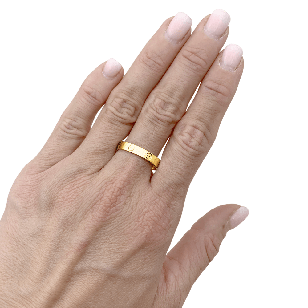 Bague Alliance CARTIER "Love" en or jaune - Castafiore
