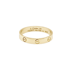 Bague Alliance CARTIER "Love" en or jaune - Castafiore