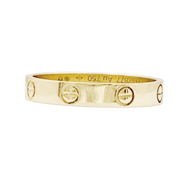 Bague Alliance CARTIER "Love" en or jaune - Castafiore