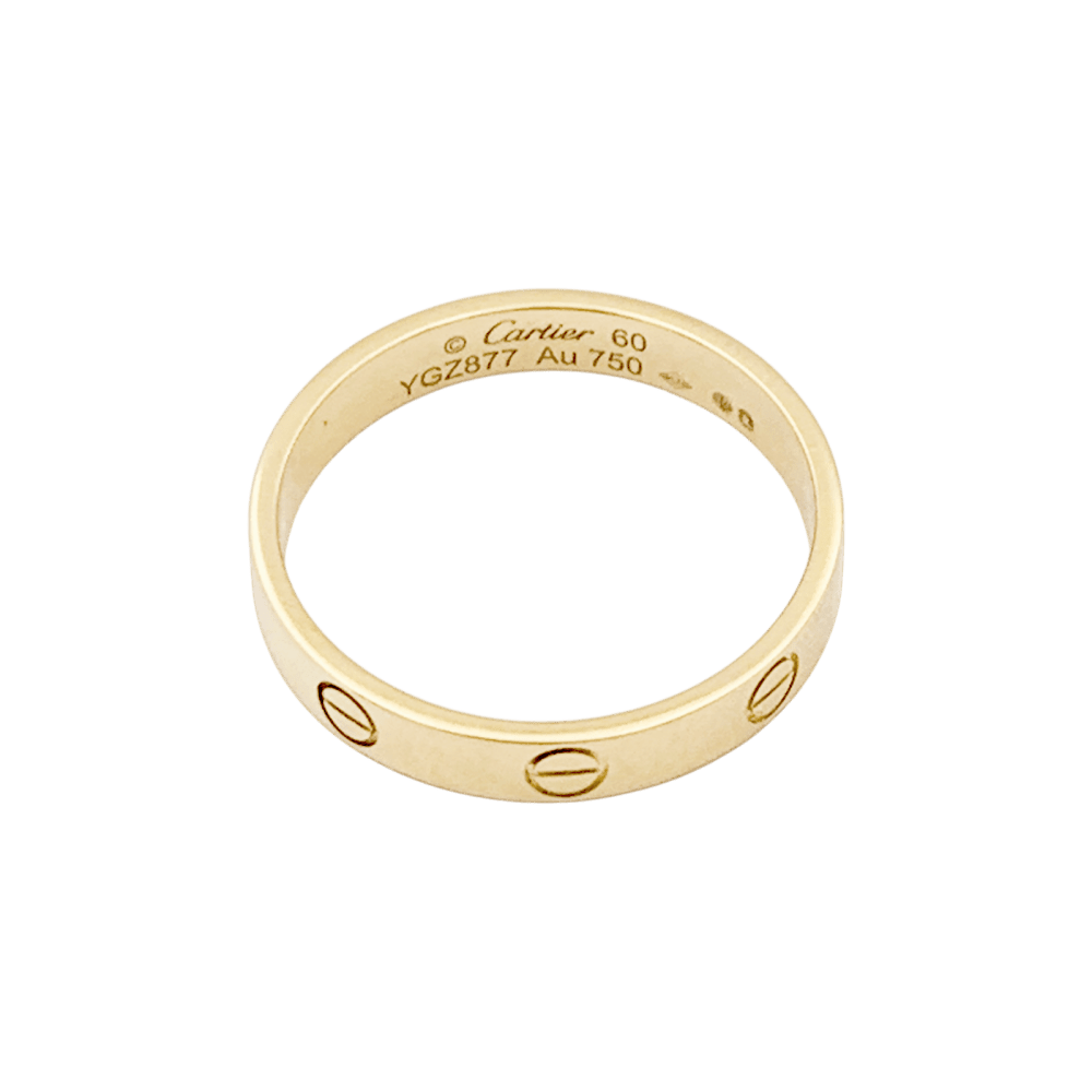 Bague Alliance CARTIER "Love" en or jaune - Castafiore