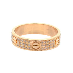 Bague Alliance CARTIER "Love" en or jaune et diamants - Castafiore