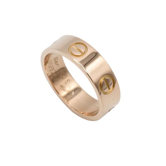 Bague Alliance CARTIER "Love" en or rose - Castafiore
