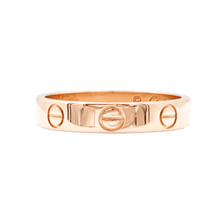 Bague Alliance CARTIER "Love" en or rose - Castafiore