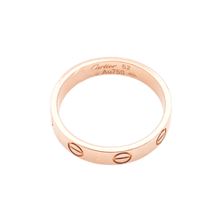 Bague Alliance CARTIER "Love" en or rose - Castafiore