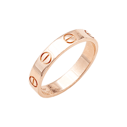 Bague Alliance CARTIER "Love" en or rose - Castafiore