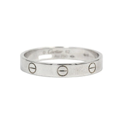 Bague Alliance CARTIER "Love" PM en or blanc - Castafiore