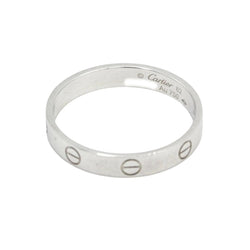 Bague Alliance CARTIER "Love" PM en or blanc - Castafiore