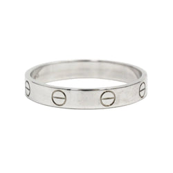 Bague Alliance CARTIER "Love" PM en or blanc - Castafiore