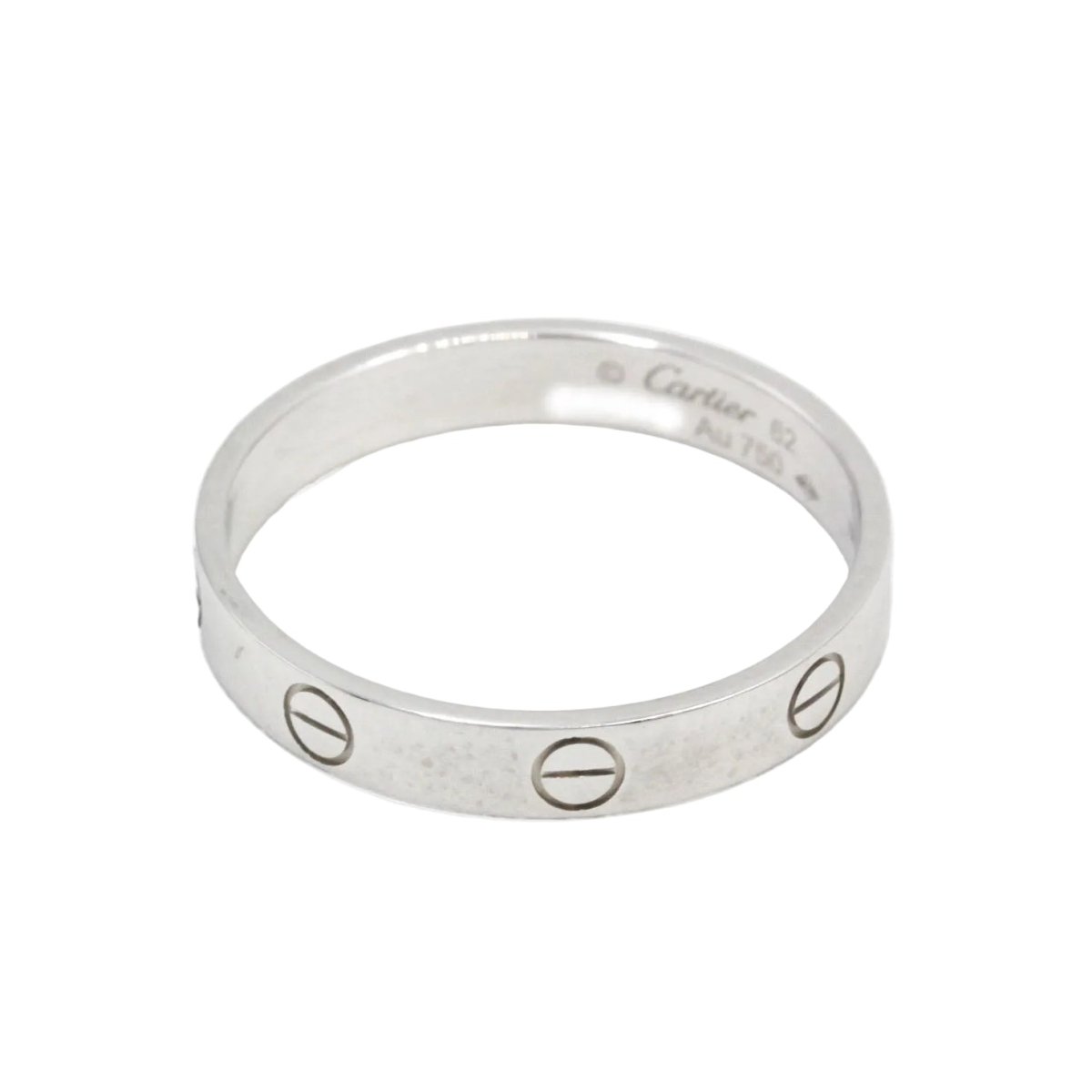 Bague Alliance CARTIER "Love" PM en or blanc - Castafiore