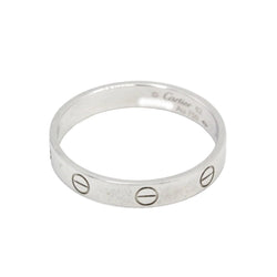 Bague Alliance CARTIER "Love" PM en or blanc - Castafiore